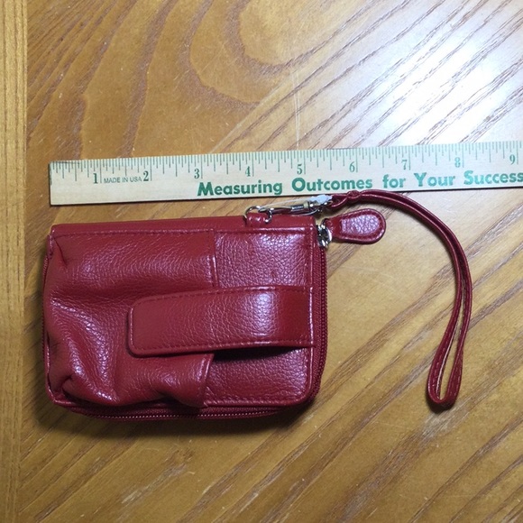 Croft & Barrow Red Wallet Wristlet - Picture 6 of 8